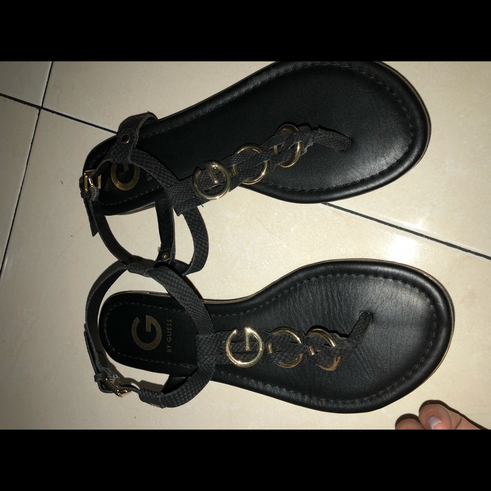 Guess black sandals